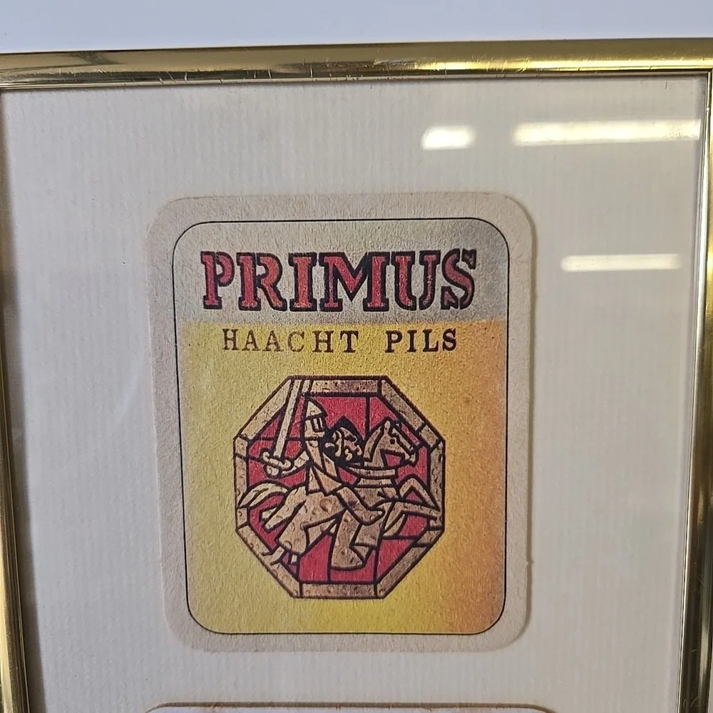 Vintage Beer Coasters‎ Framed Display